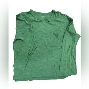 Women’s Sonoma Green Long Sleeve Top with Pocket size XL NWOT